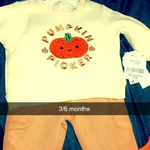 Pumpkin Picker Baby Outfit